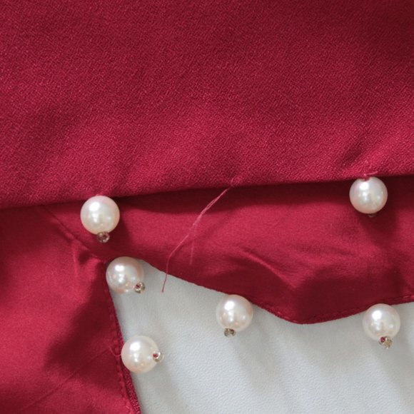 NBD X Revolve Red Pearl Mini Dress - Picture 9 of 10